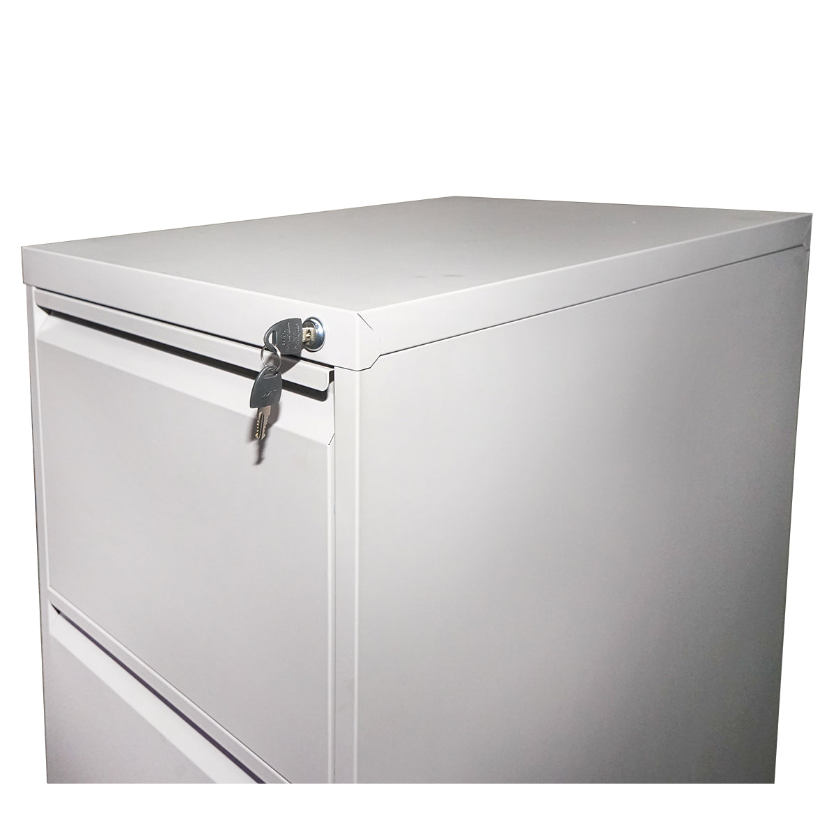 Classificatore metallico con 4 cassetti – 1340×460×620 mm, grigio Breckner Germany