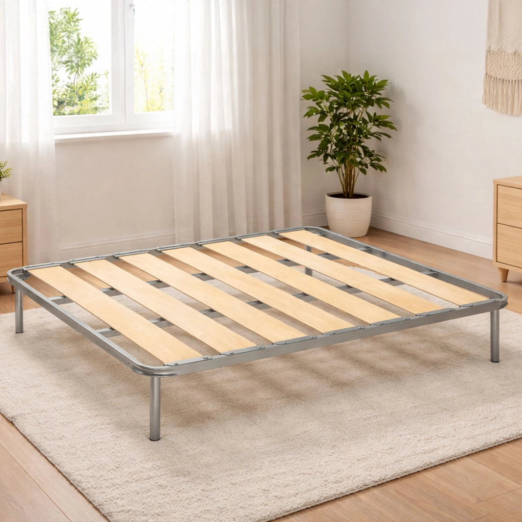 Rete letto piazza e mezza Andrew, Rete ortopedica a doghe larghe, 100% Made in Italy, cm 120x190h 31