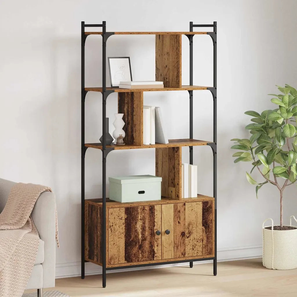 Libreria-Scaffale per Libri-Mobile di Stoccaggio Legno multistrato 539758
