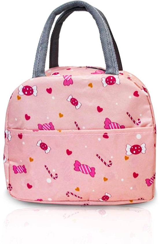 Lunchtas Termico - Impermeabile - Resistente agli Inghiottimenti - Portatile - Adatto per Adulti/Bambini - Dimensioni 24x13x19 cm - Borsa Isolante