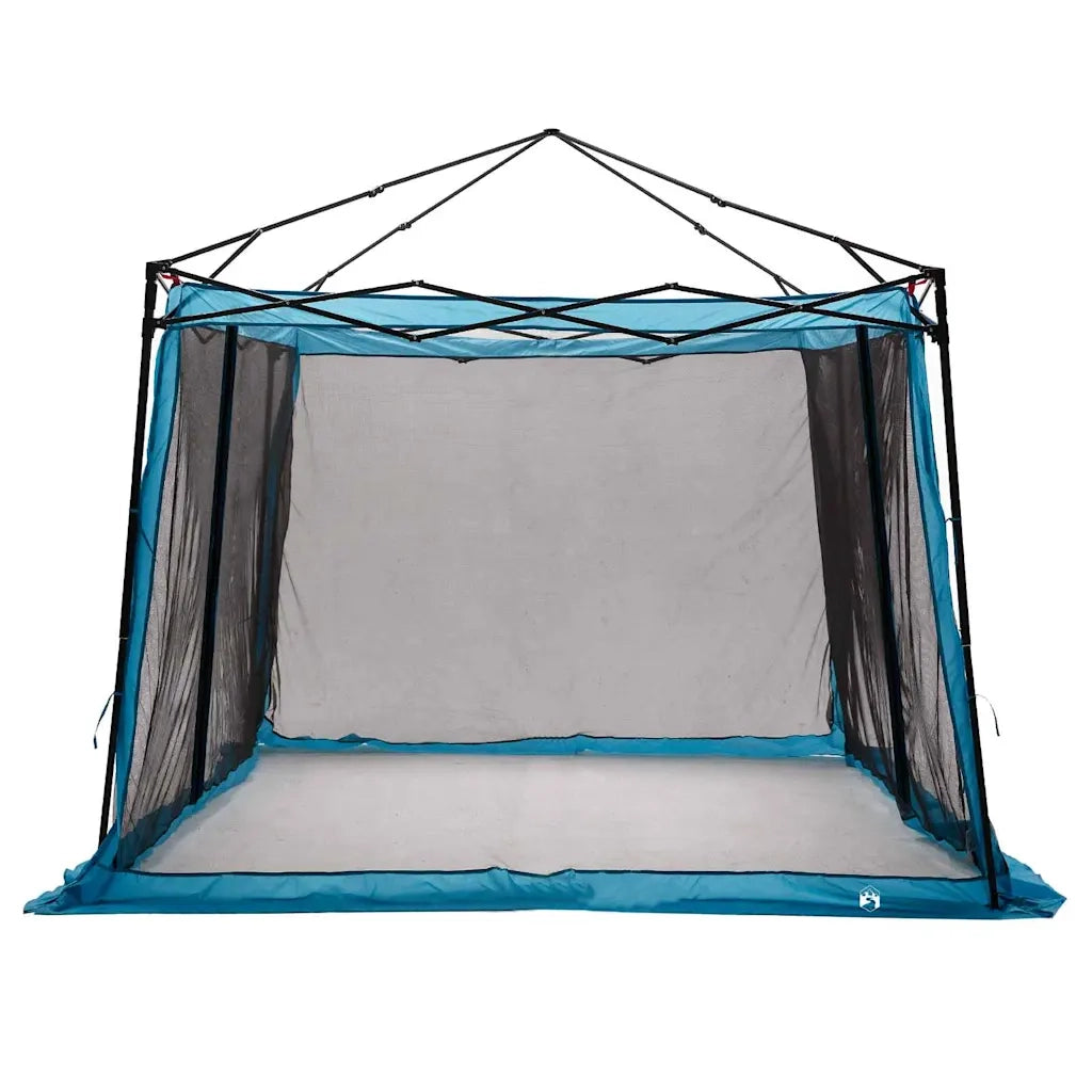 vidaXL Tenda interna in rete Blu 303 x 303 cm