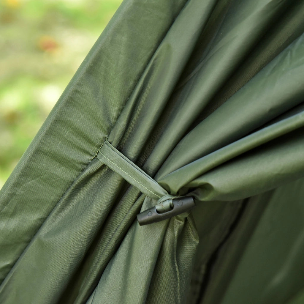 Set da campeggio rialzato per 2 persone con tenda, materasso e pompa