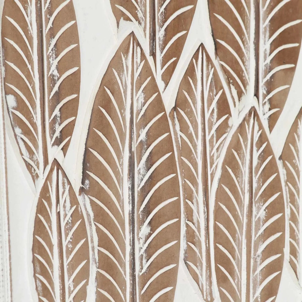 Decorazione artistica 3 pcs Marrone e bianco 40 x 40 x 1,5 cm