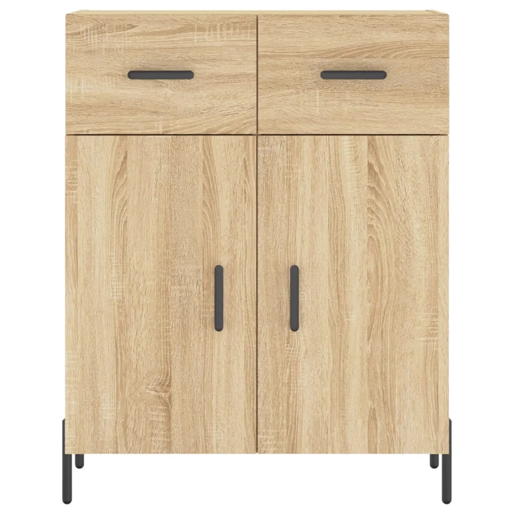 Credenza Rovere Sonoma 69,5x34x180 cm in Legno Multistrato 3198156