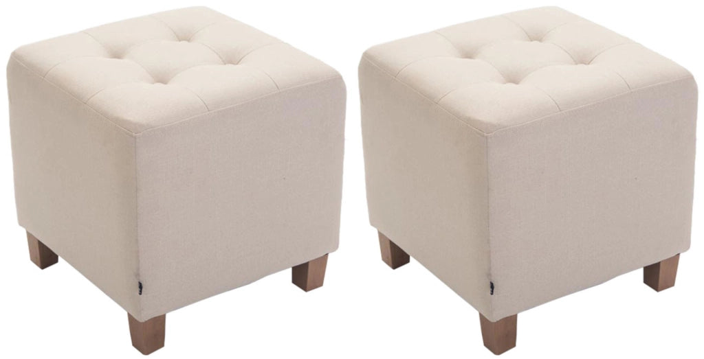 Set di 2 sgabelli Pharao crema