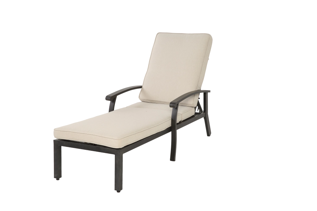 SDRAIO Reclinabile 204 x 58 x 100/30 cm Alluminio Beige 1 pezzo