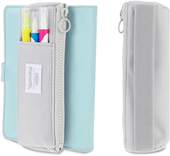 Etui per Notebook Versatile - Notatello per Notebook - Raccordo per Raccogliere Pennarelli - Panno di Panno - Portatile - Adatto per Notebook da 7,8 a 9,8 pollici - Contenitore per Pennarelli