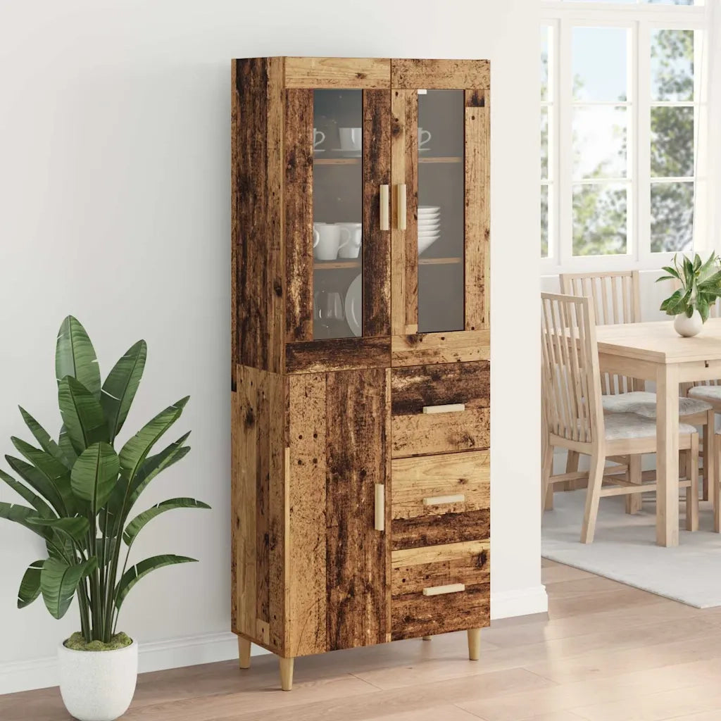 Credenza Legno vecchio 69,5 x 34 x 180 cm Legno multistrato