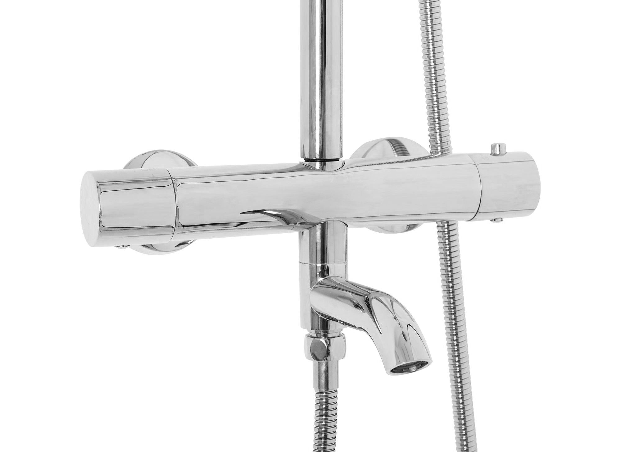 Set Doccia Da Incasso Con Termostatato Lungo Chrome