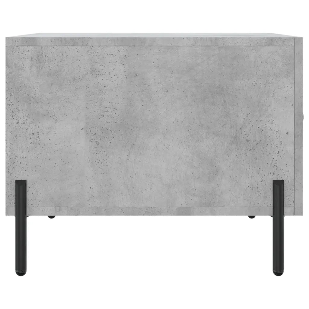 2 pz Tavolini salotto | Tavolino da caff¨¨ | Tavolino da Soggiorno Grigio Cemento 50x50x40 Legno Multistrato