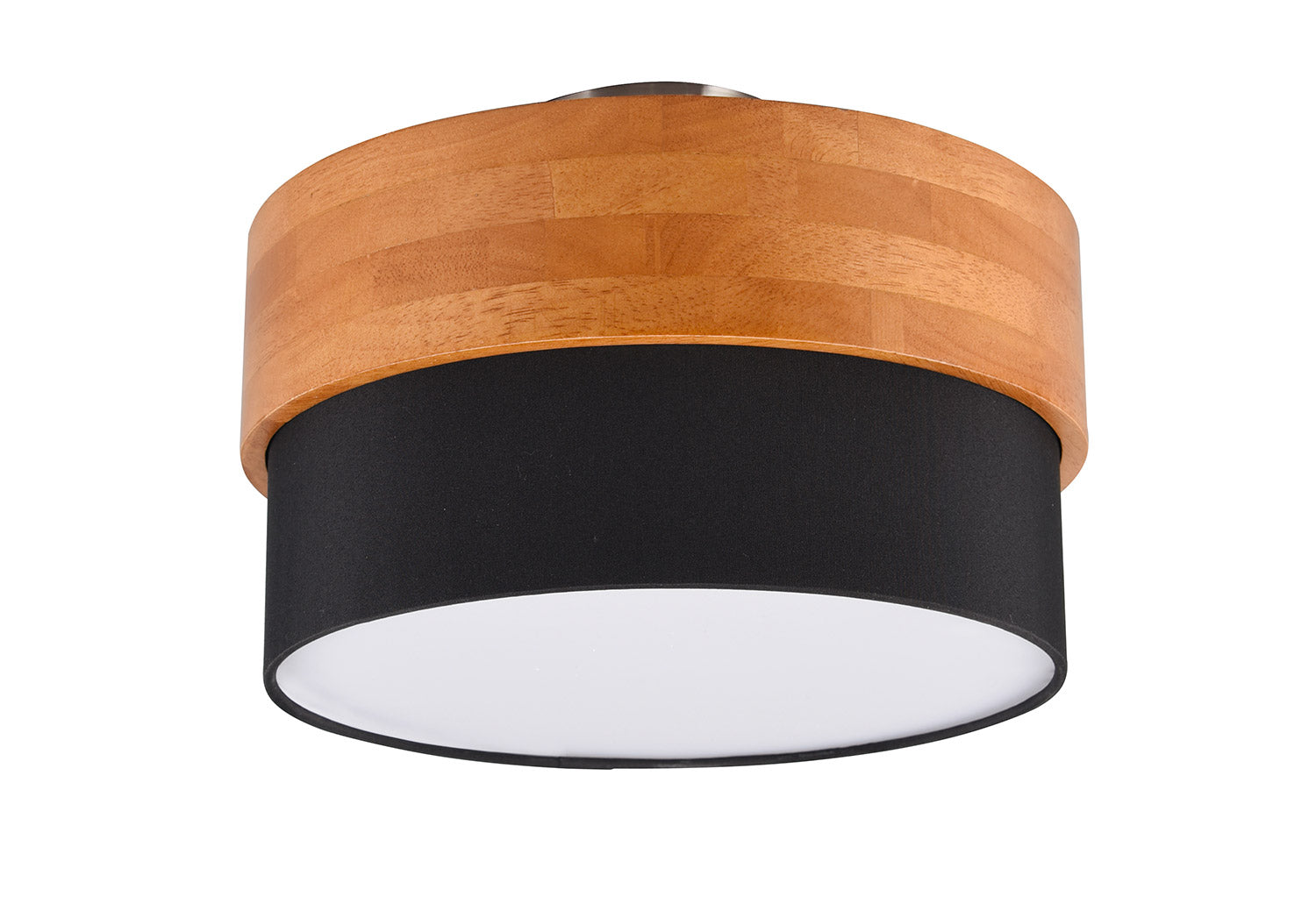 Plafoniera da Interno Attacco E14 in Metallo Nichel Satinato