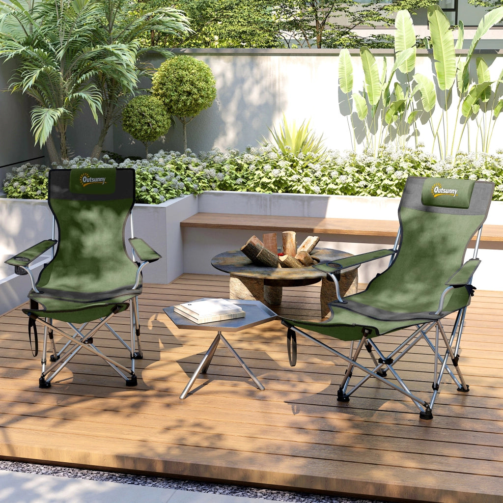 Sedie da pranzo pieghevoli ¨C Zephmum ¨C Verde, 82x50/100x88 cm