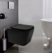 Vaso Wc Sospeso Rea Julio Black Matt