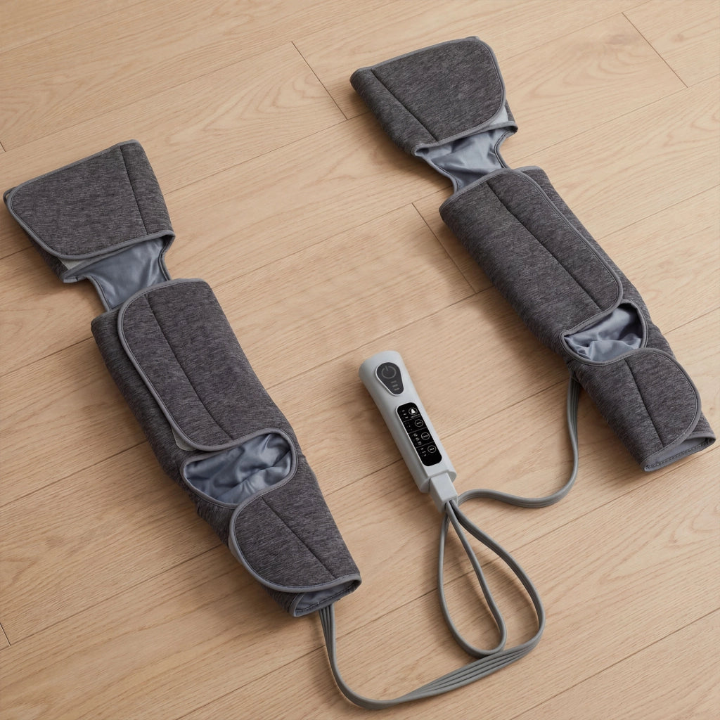 Masseur de Jambes, Compression Mollets Genoux Pieds avec Chaleur