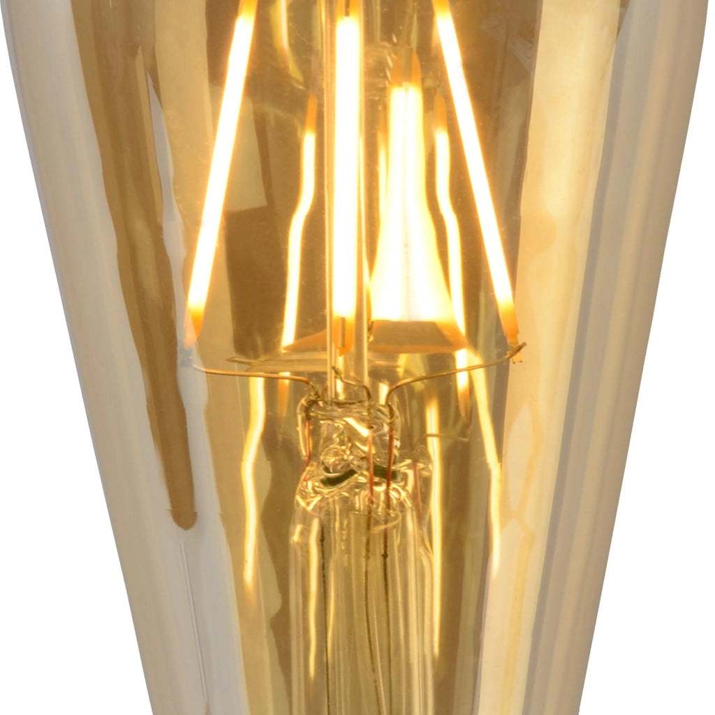 Lampadina LED filamento E27 5W ambra ovale Lucide