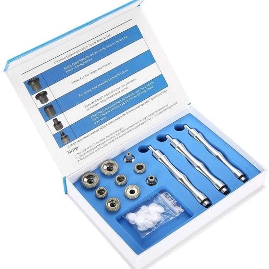 Dermabrasie Professionale a Diamante per l'Uso Casalingo - Materiale Non Tossico - Materiale Duraturo