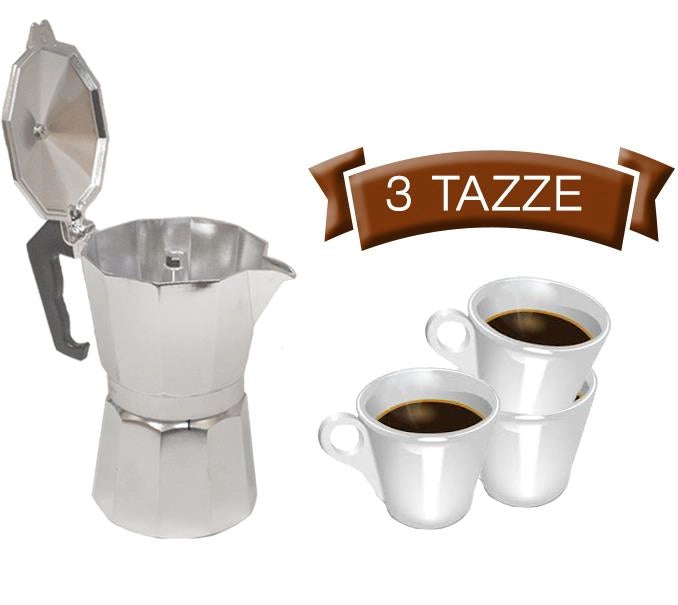 MAURY'S CAFFETTIERA MICA LA MOKA DA 3 TAZZE