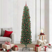 Albero di Natale artificiale con 300 LED Verde 210 cm 3394956