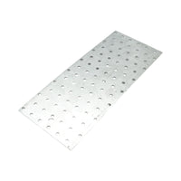 Piastra forata 120x300mm, spessore 2mm, acciaio zincato