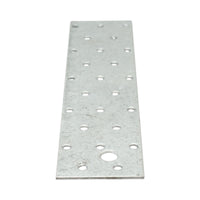 Piastra forata 50x200mm, spessore 2mm, acciaio zincato