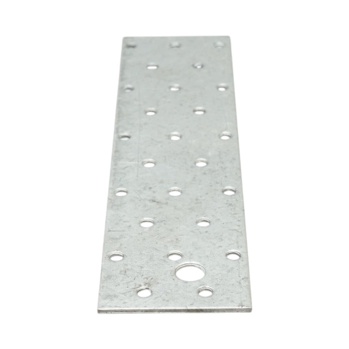 Piastra forata 50x200mm, spessore 2mm, acciaio zincato
