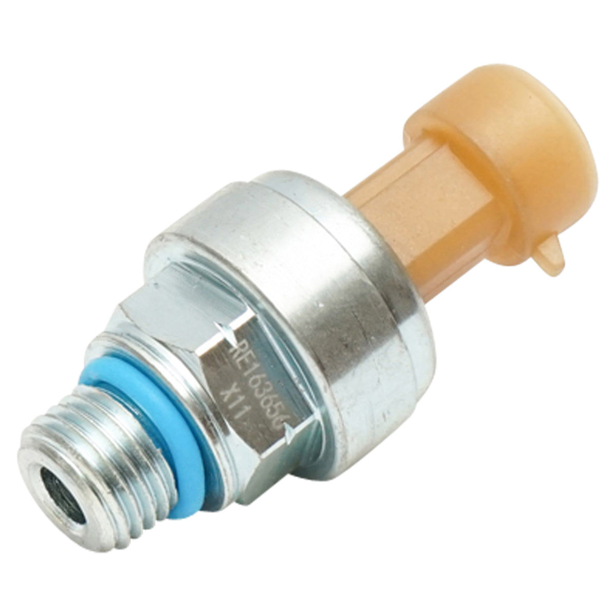Sensore pressione olio trasmissione per John Deere Codice OEM: RE163656 Filettatura: M14 × 1.5 mm Connettore: 3 poli