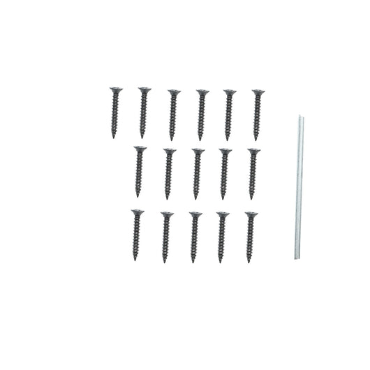 Set 2 cerniere a battente da 100 mm con viti