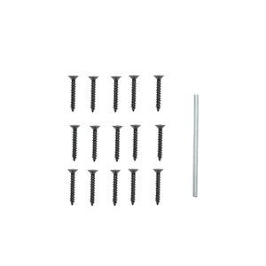 Set di 2 cerniere a battente da 125 mm con viti