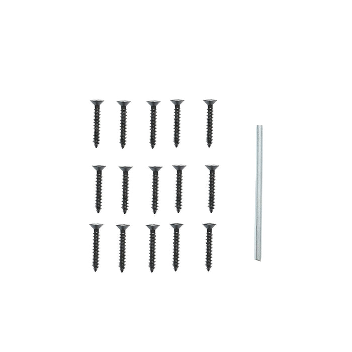 Set di 2 cerniere a battente da 125 mm con viti