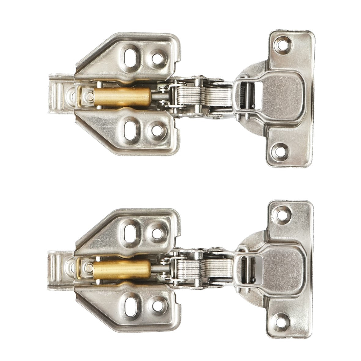 Set di 2 cerniere a scatto con ammortizzatore per mobili – 117,5 × 56 × 62 mm