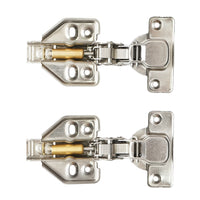 Set di 2 cerniere a scatto con ammortizzatore per mobili – 117,5 × 56 × 62 mm