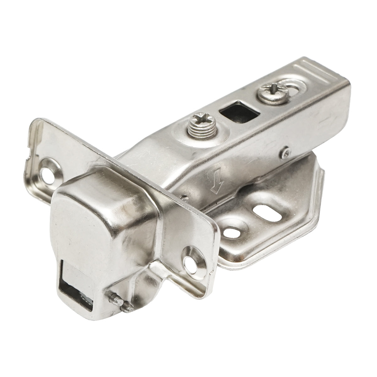 Set di 2 cerniere a scatto con ammortizzatore per mobili – 117,5 × 56 × 62 mm