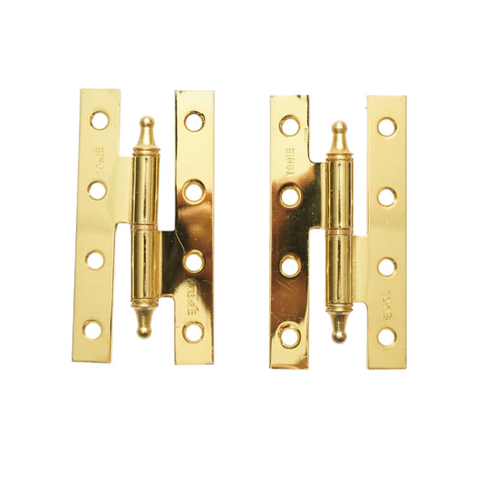 Set di 2 cerniere in bronzo per porta destra – 95 × 55 × 2,5 mm