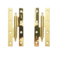 Set di 2 cerniere in bronzo per porta sinistra – 140×55 mm