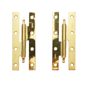 Set di 2 cerniere in bronzo per porta sinistra – 140×55 mm