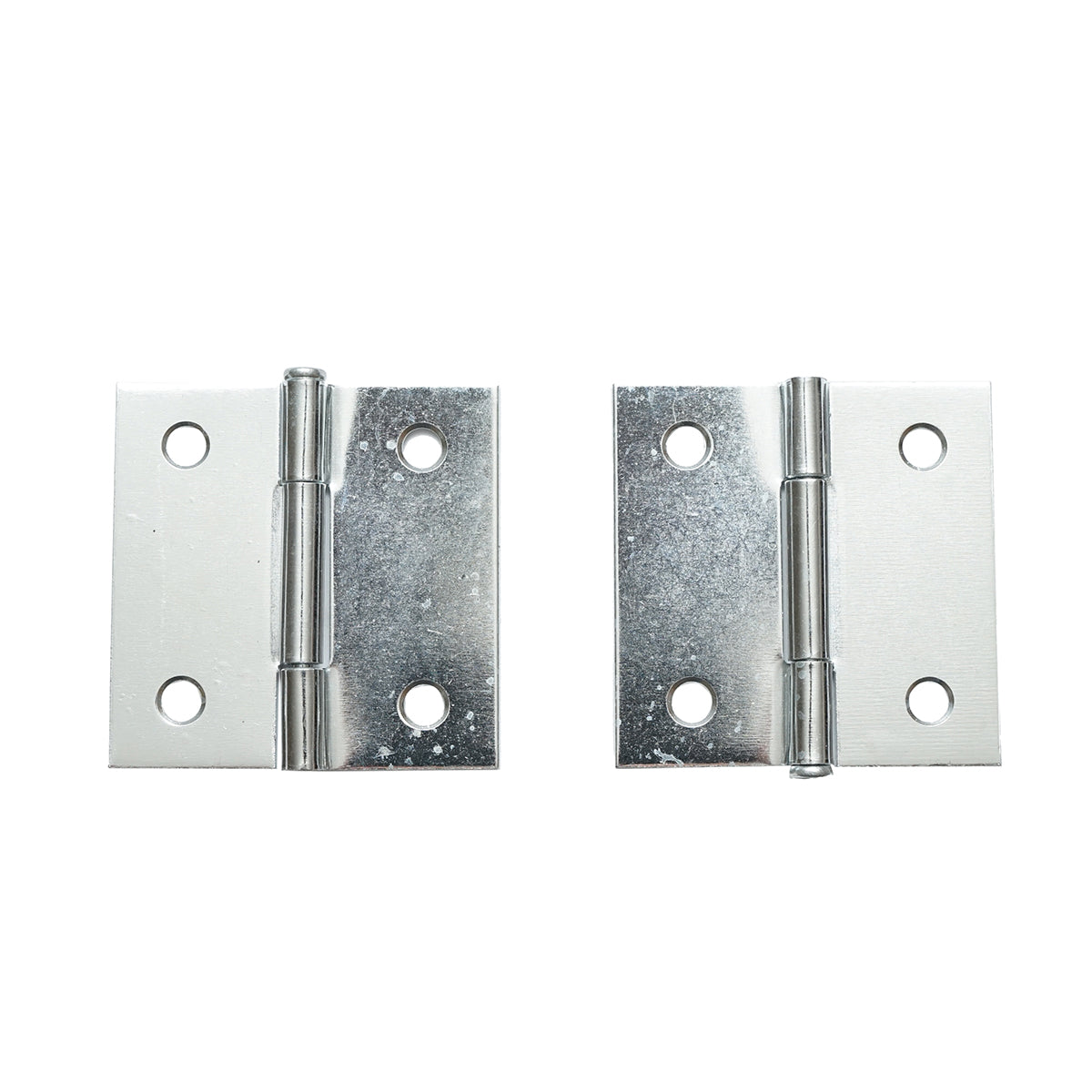 Set di 2 cerniere invisibili naturali – 50 × 50,5 mm con viti