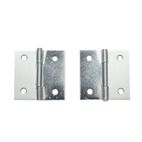 Set di 2 cerniere invisibili naturali – 50 × 50,5 mm con viti