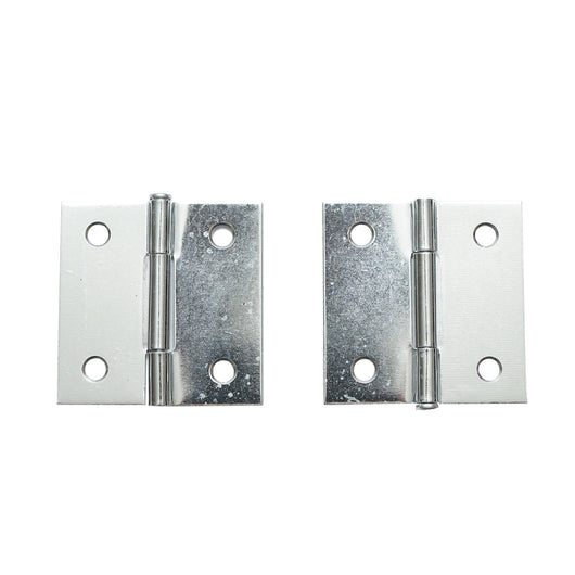 Set di 2 cerniere invisibili naturali – 50 × 50,5 mm con viti