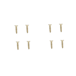 Set di 2 cerniere invisibili per mobili – 37 × 30 mm zincate con viti