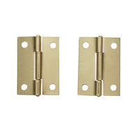 Set di 2 cerniere invisibili per mobili – 50 × 36 mm zincate con viti