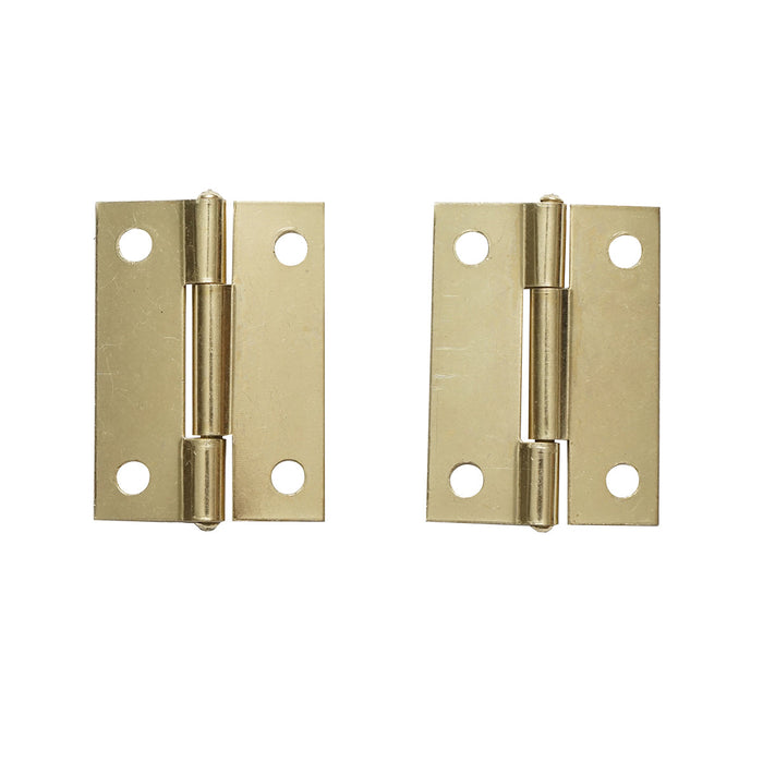 Set di 2 cerniere invisibili per mobili – 50 × 36 mm zincate con viti