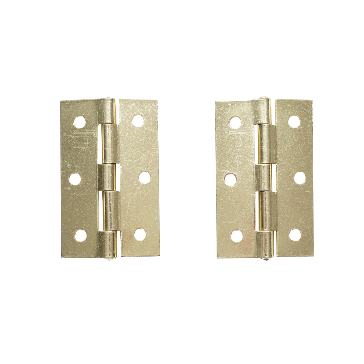 Set di 2 cerniere invisibili per mobili – 75 × 49 mm zincate con viti