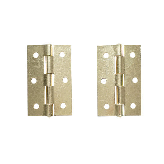 Set di 2 cerniere invisibili per mobili – 75 × 49 mm zincate con viti