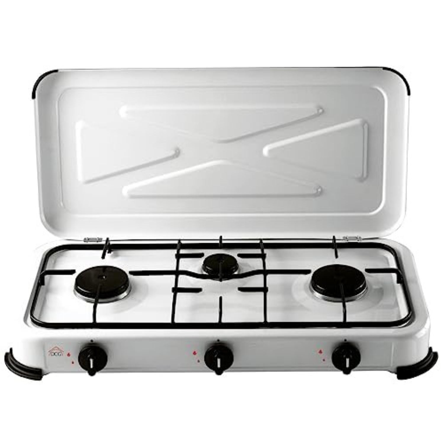 DCG FBA-3Y-9NBF-A8KN Fornello 3 fuochi, 1500 W, Bianco