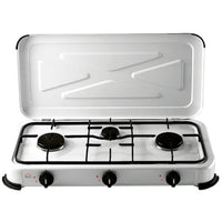 DCG FBA-3Y-9NBF-A8KN Fornello 3 fuochi, 1500 W, Bianco