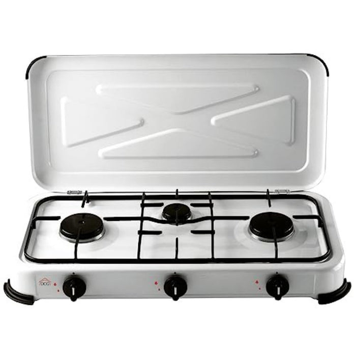 DCG FBA-3Y-9NBF-A8KN Fornello 3 fuochi, 1500 W, Bianco