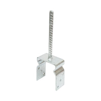 Staffa di appoggio con perno 101 × 60 × 125 mm