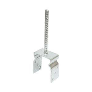 Staffa di appoggio con perno 101 × 60 × 125 mm