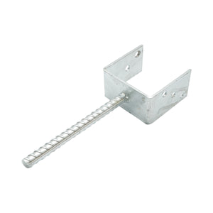 Staffa di appoggio con perno 101x60x102mm