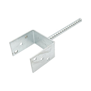 Staffa di appoggio con perno 101x60x102mm